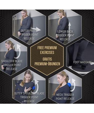 Hedgehog Balls Set - 3 Massage Balls for Back Legs & Feet - Igelball Massage & Schinge Balls with Free Video Booklet & Bag - International Shipping Available - Buy Online on GoSupps.com