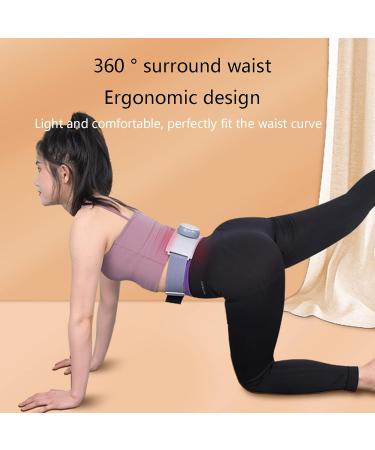 Electric Menstrual Heating Massage Belt - Uterus Warmer & Vibration Compression for Dysmenorrhea Relief | Back & Belly Pain Relief - Blue - Buy Online on GoSupps.com