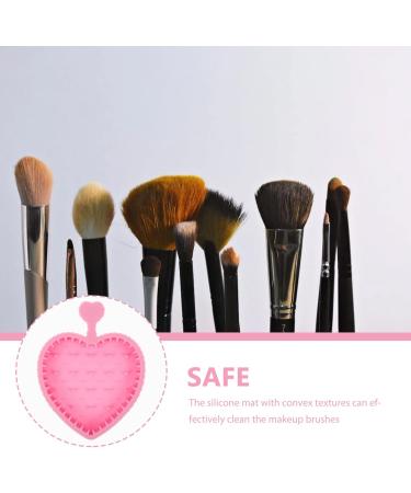 MAGICLULU Makeup Brush Cleaning Pad Makeup Gadgets Silicone Makeup Tool Cleaner Makeup Brush Cleanser Dryer Cleaning Brush Silicone Makeup Mat Silica Gel Scrubber Pink Make up 12x9cm Pink - Buy Online on GoSupps.com