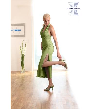 Compressana Calypso 140 Support Stockings - Lace Thigh Highs 15-18 mmHg Compression Trend Colors 2018 Size II Aubergine - Effective Support & Comfort - Buy Online on GoSupps.com