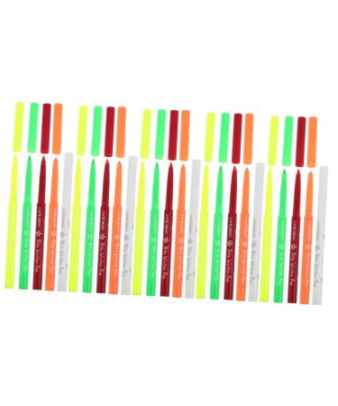 FOMIYES 25 pcs plastic eye line makeup tool star eyeliner stamp woman eyeliner pen makeup supply 12.00X0.80X0.80CMx5pcs Assorted Colorx5pcs