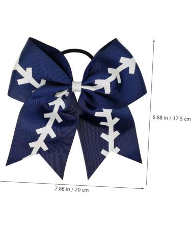 FRCOLOR Softball Bow Hair Tie Hair Ribbons Softball Hair Ties Cheerleader Bows for Hair Holiday Hair Bows Hair Accessories for Kids Hair Scrunchies Ribbon Bows Child Girl - Buy Online on GoSupps.com