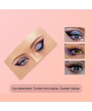 Makeup Practice Face Kit - Complete Silicone Liquid Makeup Board for Salon (White Skin) - Ideal for Skill Development & Tutorials - Buy Online on GoSupps.com