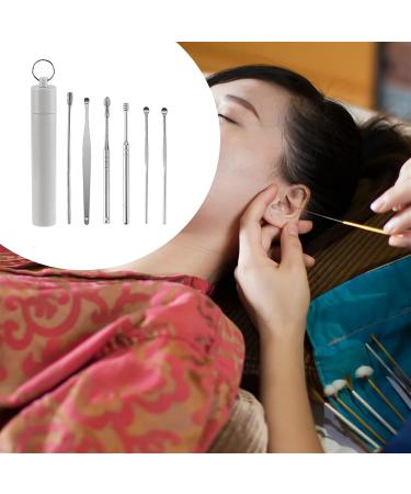 2sets Ear Wax Pickers Stainless Steel Spiral Earpick Wax Remover Curette Earpick Cleaner Spoon Ear Care Tools with Box (Color : Plastic Storage Box) - Buy Online on GoSupps.com