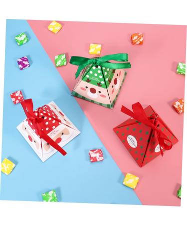 HOMSFOU 30pcs Box Party Favor Boxes Christmas Cookie Bags Christmas Container Christmas Treat Boxes Christmas Goodies Boxes Holiday Cardboard Boxes Xmas Gift Boxes Candy Packing Boxes - Buy Online on GoSupps.com