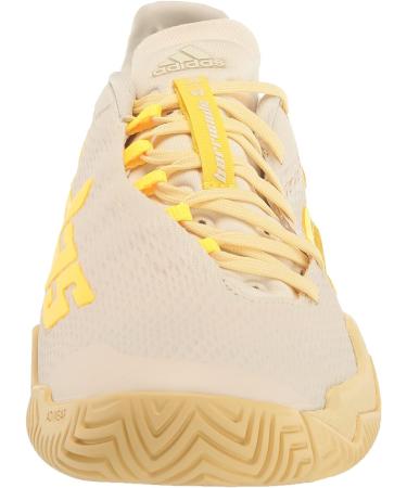 adidas Men's Barricade Tennis Shoe 11.5 - Ecru Tint/Beam Yellow - Buy Online on GoSupps.com