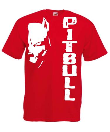 Generico t-Shirt Pitbull Fight Dog Kickboxing Boxing Gift Idea 12 Colors also for Children XXL Red