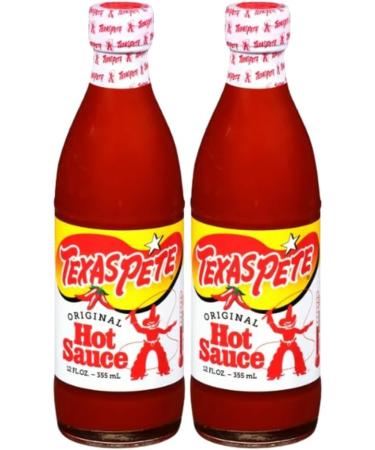 Texas Pete Hot Sauce 340g | Hot sauce with Medium Heat | Perfect Spread over Pizza Burgers and Nachos | Imported from America | Pack of 2 - Buy Online on GoSupps.com
