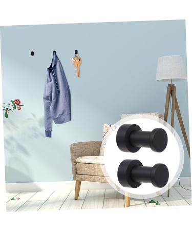 ABOOFAN 4 Pcs Bathroom Towel Hook Heavy Duty Clothes Rack Purses Black Towel Hook Towel Hooks Towel Rack 3X1.8X1.8CMx2pcs Blackx2pcs - Buy Online on GoSupps.com