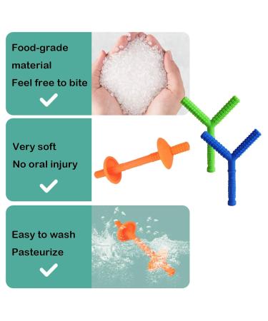 4-Piece Sensory Chewing Chains | Food-Safe Silicone Oral Engine & Chewing Rings for Kids | Portable Relief for Biting Needs - Buy Online on GoSupps.com