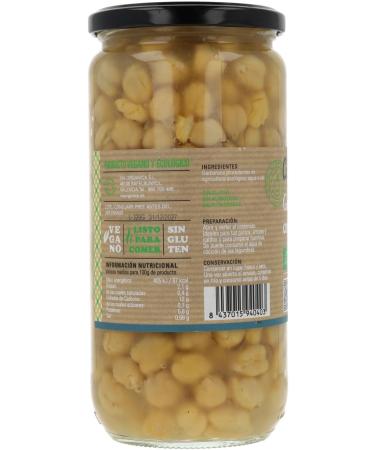 CARLOTAORGANIC Boiled chickpeas 720gr ECOSG - Buy Online on GoSupps.com