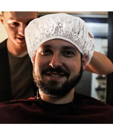 SOIMISS Lot de 20 Bonnets en Feuille D'aluminium 20 Pi ces Taille Unique R utilisables pour Capillaire Profond Soins Thermiques Salon de Coiffure Chauffage Capuchons - Buy Online on GoSupps.com