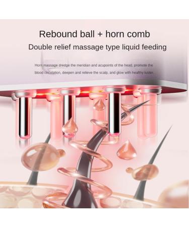 Kytxqikd Hair Oil Applicator & Scalp Massage Device - Electrical Hair Massage Brush for Treatment & Growth | Essential Oils & Liquid - Black - Buy Online on GoSupps.com