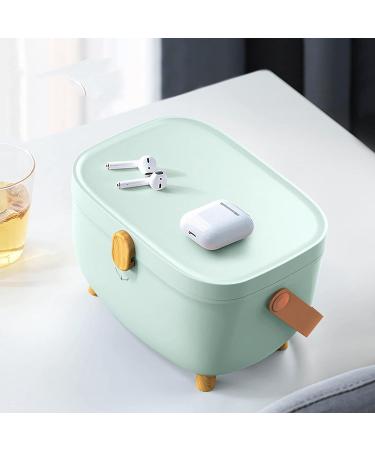 Buy Medicine Storage Box - Double Layer Organizer with 360 Rotation Lock - Green First Aid Kit - Buy Online on GoSupps.com