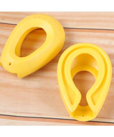 2 Pairs Silicone Hair Dye Ear Covers - Waterproof Earmuffs for Salon, Bathing, Shower & Spa - Random Color Yellow - Buy Online on GoSupps.com
