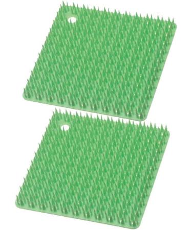 Silicone Sponges Cleaning Sponges Scrubber for Dishes Fruit Vegetable Scrubber Silicone Sponges for Kitchen Gadgets Brush Accessories Green - Buy Online on GoSupps.com