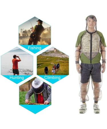 Lixada Outdoor Breathable Ultra-fine Mesh Jacket & Pants Set - XX-Large | Men & Women Summer Wear - Buy Online on GoSupps.com