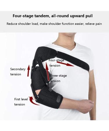 Shoulder Stability Brace | Universal Arm Sling for Stroke Rehabilitation & Shoulder Support - Strengthen Color - Buy Online on GoSupps.com
