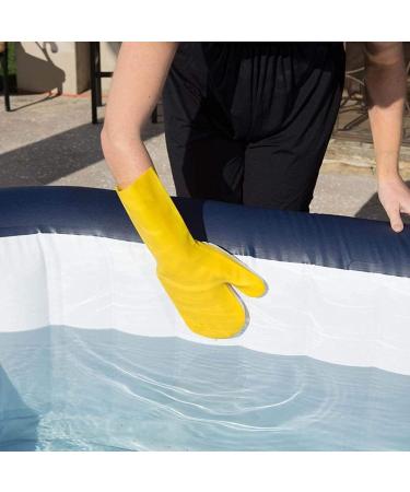 Kitchen Gloves Cleaning Sponge Gloves Dish Wash Gloves High Friction Dish Gloves Sponge Palm Pads Black - Buy Online on GoSupps.com