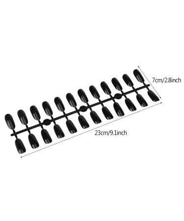 Anggrek Nail Color Display Card 240pcs - Nail Tips Polish Gel Color Palette for Nail Art & DIY Practice (Black) - Buy Online on GoSupps.com