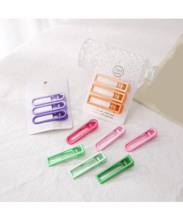 hgnxa 3 Metal Hair Clips Candy Color Duckbill Hair Clip Cute Hair Clamps Heavy Duty Barrettes for Women Styling Gifts - Buy Online on GoSupps.com