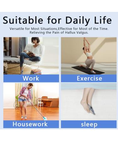 Bunion Corrector for Women & Men - Adjustable Bunion Splint for Pain Relief | Anti-Slip Heel Strap & Silicone Pad | Fits Left & Right Feet - Buy Online on GoSupps.com