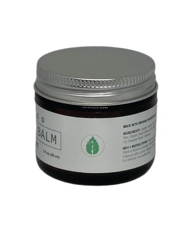 Organic Beard Balm 2 oz - Peppermint & Tea Tree - Nourish & Style Your Beard - International Shipping Available - Buy Online on GoSupps.com