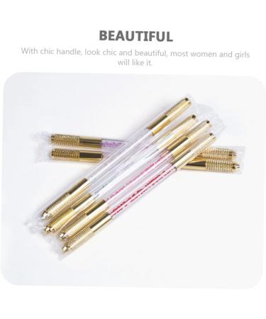 Angoily Embroidery Pencil Eyebrow Pencil Makeup Pen Double Head 1 count (Pack of 1) Blue - Buy Online on GoSupps.com