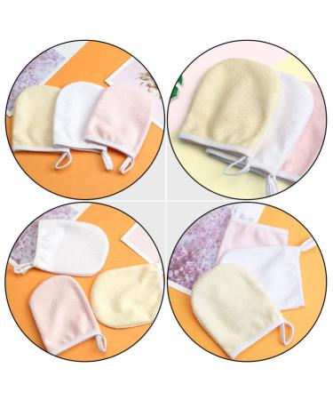FOMIYES 6pcs Reusable Makeup Remover Gloves Microfiber Cleaning Pads for Deep Facial Cleansing | Eco-Friendly Makeup Removal Solution - Buy Online on GoSupps.com