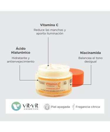  Diet Aesthetic VIT VIT COSMECEUTICALS VITAMIN C illuminating cream 50 ml - Buy Online on GoSupps.com
