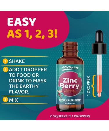 Joy Spring Kids Zinc + Vitamin C Immune Support Supplement for Stronger Immune System - Buy Online on GoSupps.com