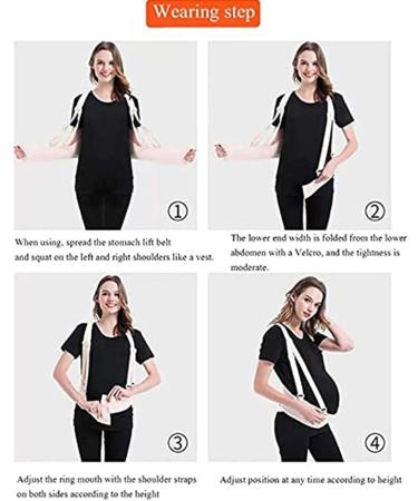 Pregnant Support Belly Band & Prenatal Athletic Belt Maternity Shoulder Strap for Belly Lift & Comfort (Size: Medium - Buy Online on GoSupps.com