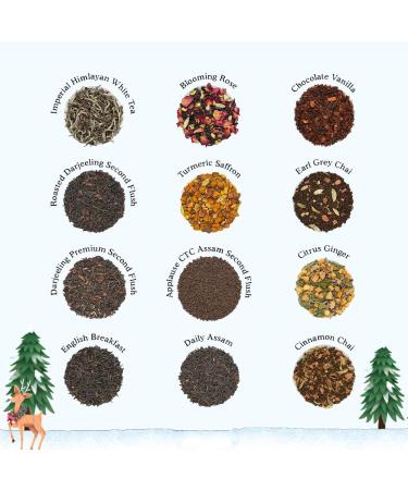 VAHDAM Christmas Gift Set 2023 - 24 Tea Varieties in Premium Gift Box | Gluten-Free | Christmas Tea Gift for Women, Men & Adults - Buy Online on GoSupps.com