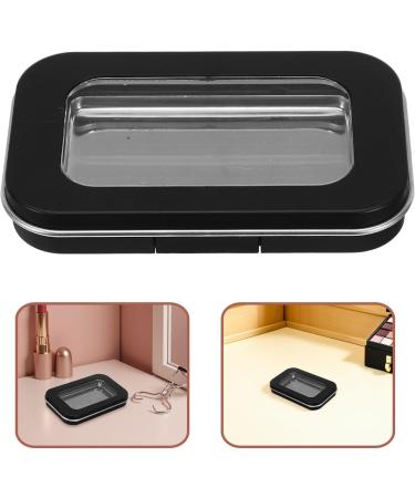 Palette de Maquillage Vide Portable avec Bo te Noire Mate Palette L vres Transparente DIY avec Plateau Magn tique Amovible Organiseur Cosm tique de Voyage pour L vres et - Buy Online on GoSupps.com
