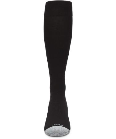 Buy MeMoi WellFit 15-20mmHg Off Black Cotton Compression Socks for Superior Comfort | International Shipping Available - Buy Online on GoSupps.com