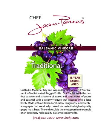 18-Year Barrel-Aged Italian Balsamic Vinegar 750ml - 100% Natural - Buy Online on GoSupps.com