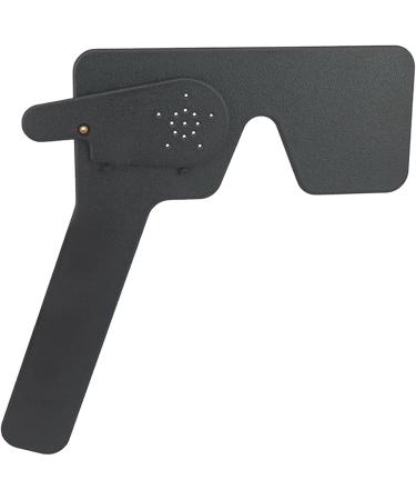 LLKOZN 10X Professional Ophthalmic Lorgnette - 17 Pinhole Black Plastic Vision Test Closure for Accurate Eye Testing - Buy Online on GoSupps.com