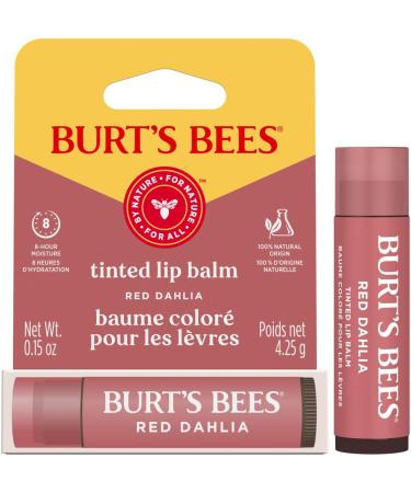 Burt's Bees Tinted Lip Balm Red Dahlia Blister 0.15oz - Buy Online on GoSupps.com