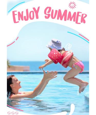 BLUEMARS Kids Swim Vest Floaties - Rainbow Unicorn Design | For Toddler Girls & Boys 30-50 lbs | Pink - Buy Online on GoSupps.com