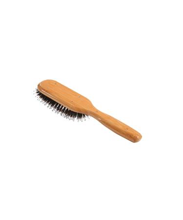 Luxury Bass Brush | Natural Bristle Hair Brush | Shine & Condition with Bamboo Handle - Buy Online on GoSupps.com