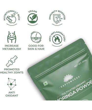 Moringa Powder 250 Gm | Drumstick Leaf Powder | Natural Multi-vitamin | Anti-Oxidant | Good for Hair & Skin | Protein Rich - Buy Online on GoSupps.com