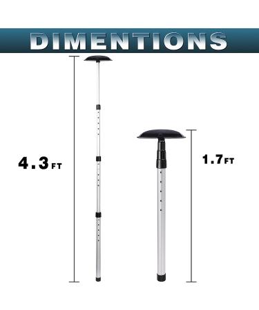Champkey PRO Golf Travel Bag Support System - Hexagon Anti-Impact Cover and Aluminum Alloy Rod - Black - Buy Online on GoSupps.com