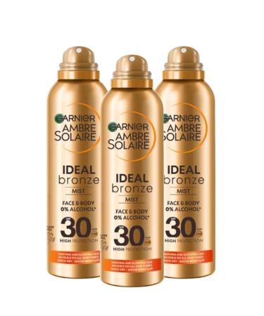 Garnier Garnier Ambre Solaire Ideal Bronze SPF 30 - Face and Body Sunscreen Water Resistant 150 ml" (3)