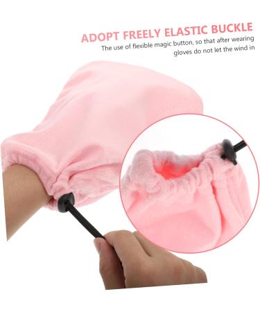 FOMIYES 6 Pairs Wax Thermal Insulation Gloves Wax Bath Foot Hand Cover Mitts Cracked Hand Gloves Hand Protector Gloves Hand Gloves Spa Wax Socks Baby Plush Keep Warm Floor Mat Pink - Buy Online on GoSupps.com