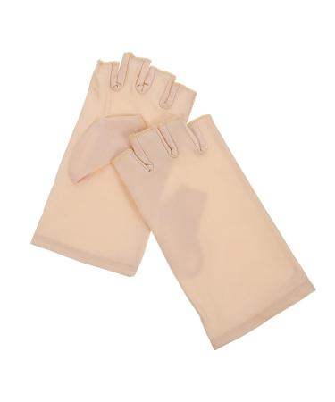 Beavorty 3 Pairs Nail Gloves Fingerless Gloves for Women Workout Nail Lamp Uv Fingerless Gloves for Driving Uv Gloves for Gel Manicures Nail Gel Nail Supplies Spandex Miss - Buy Online on GoSupps.com