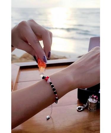 Scentual Stones Amoura Set - Rose Quartz Rhodonite & Pink Opal Diffuser Bracelet with Ylang Ylang & Rose Oils | Organic Jewelry for Women & Men - Buy Online on GoSupps.com