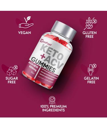 Pro Fast Keto ACV Gummies - Shark Tank Weight Loss Formula (3 Bottles) - Buy Online on GoSupps.com