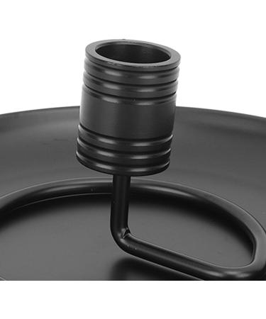 Moxa Coil Holder - Round Base with Removable Moxa Stick Storage | Compact Home Use (BLACK) - Buy Online - Buy Online on GoSupps.com