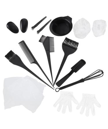 Housoutil 1 Set Diy Hair Coloring Oil Dye Coloring Gloves Hair Coloring Kit Bowl Barber Water Spray Bottle Color Mixing Hair Styling Tools Hair Tint Kits Ear Cover Household Plastic Tool Kit
