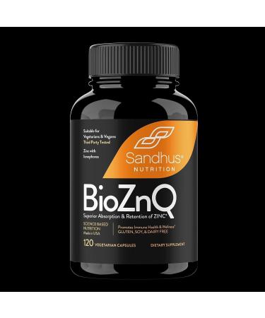 SPEC BioZnQ (Bio Zinc)- Zinc with Quercetin Mineral Supplements 120 Vegetarian Capsules